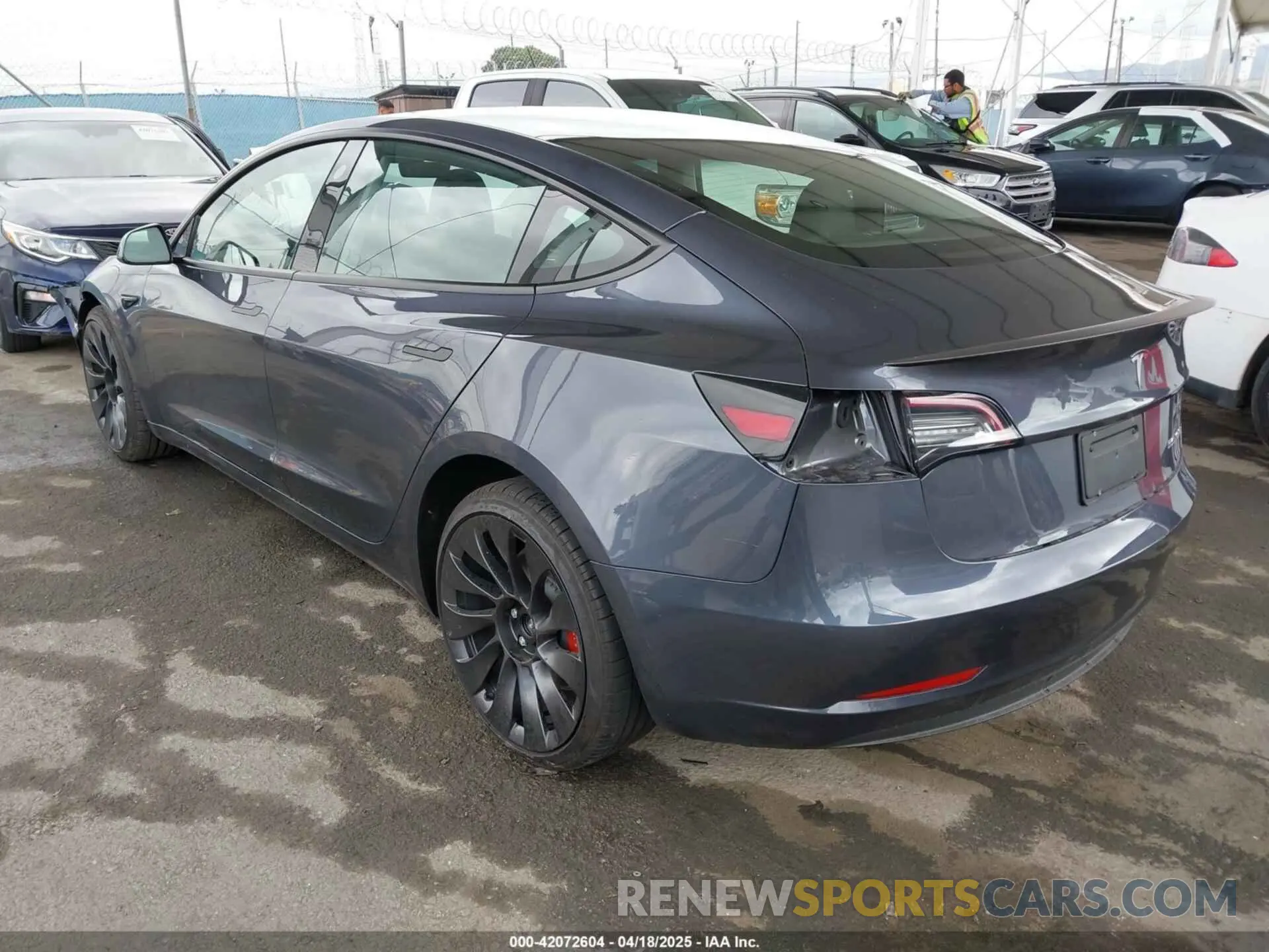 3 Фотография поврежденного автомобиля 5YJ3E1EC7PF382773 TESLA MODEL 3 2023