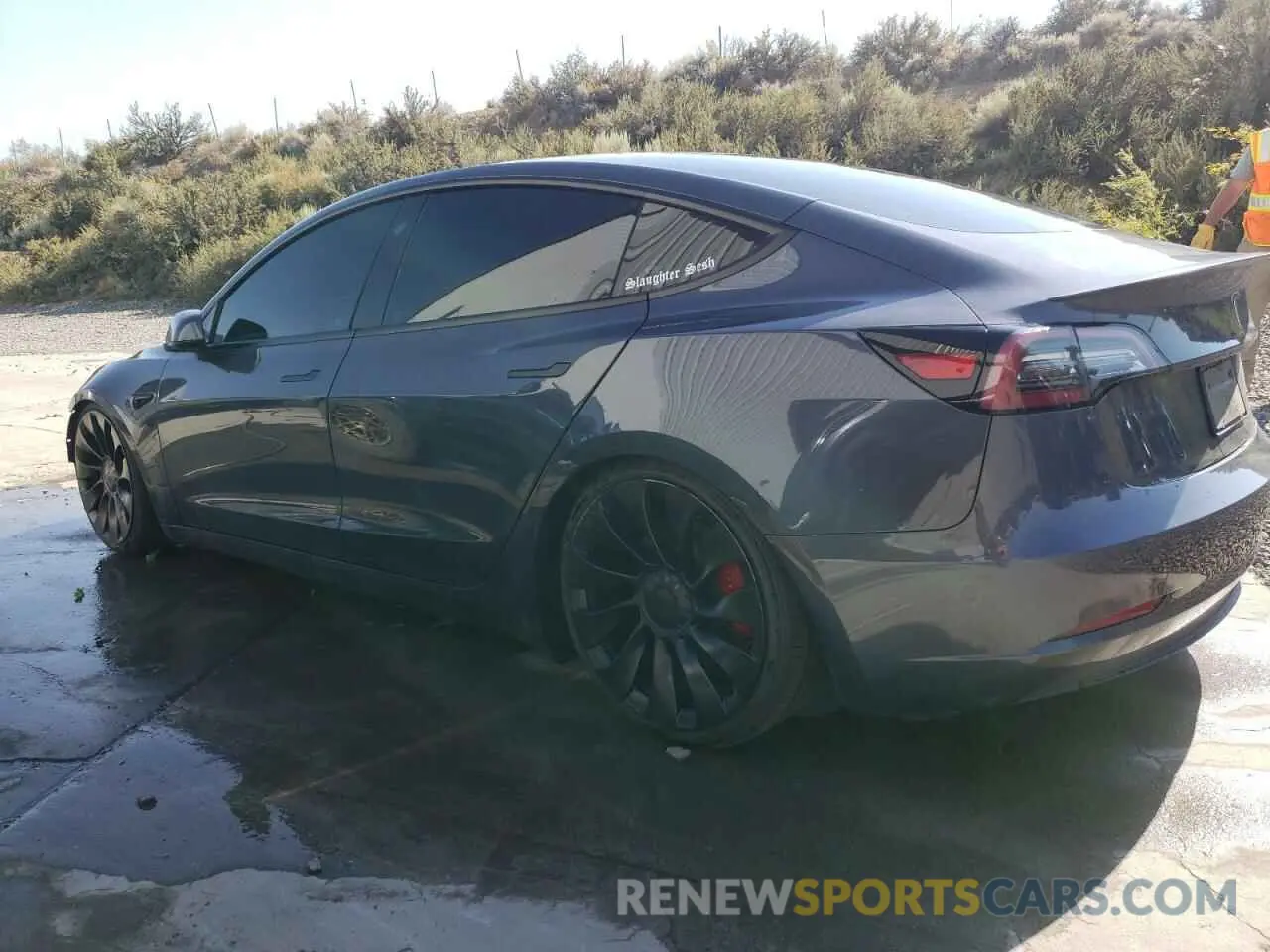 2 Photograph of a damaged car 5YJ3E1EC7PF544062 TESLA MODEL 3 2023