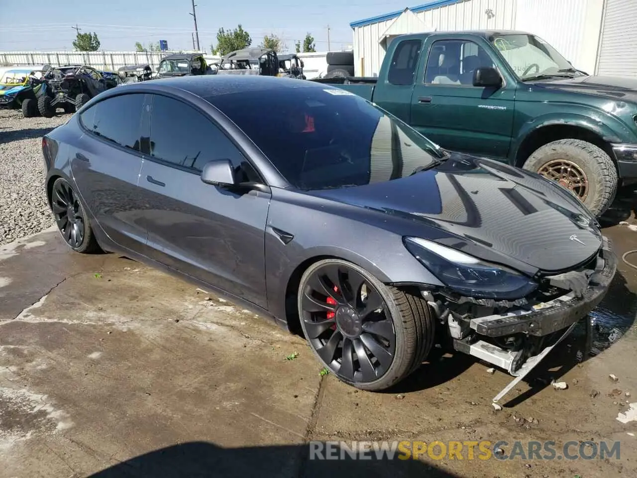 4 Photograph of a damaged car 5YJ3E1EC7PF544062 TESLA MODEL 3 2023