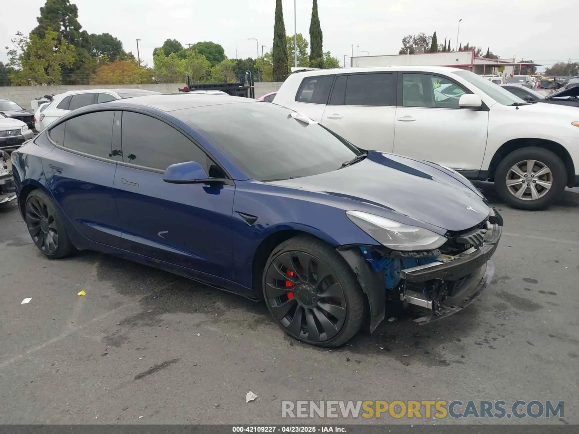 1 Фотография поврежденного автомобиля 5YJ3E1EC7PF625885 TESLA MODEL 3 2023