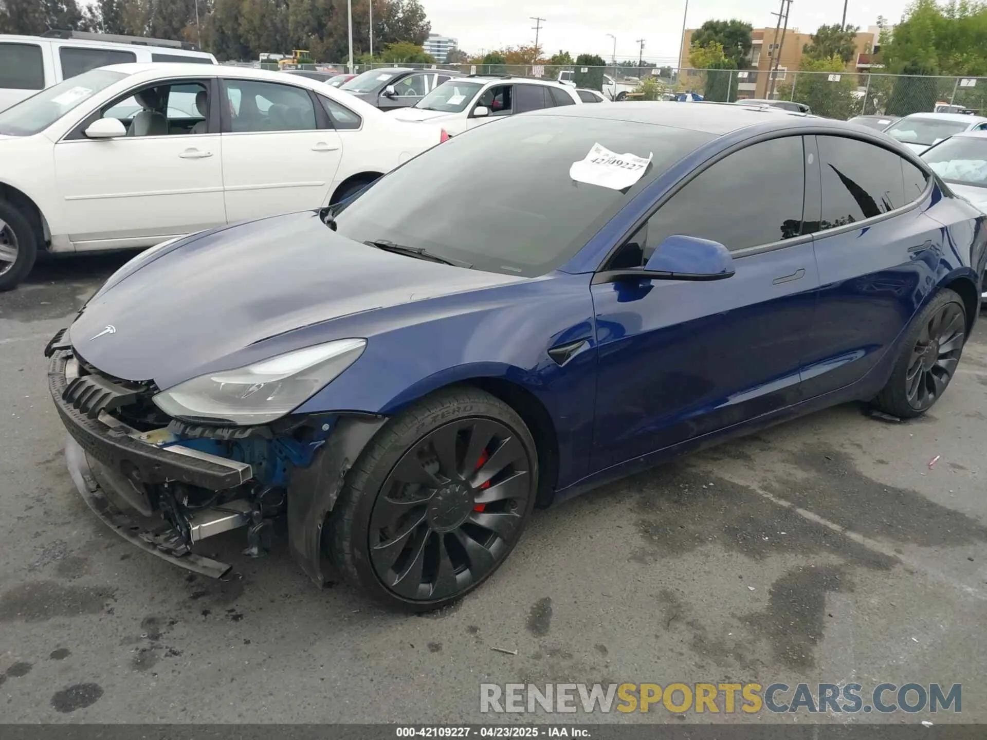 2 Фотография поврежденного автомобиля 5YJ3E1EC7PF625885 TESLA MODEL 3 2023