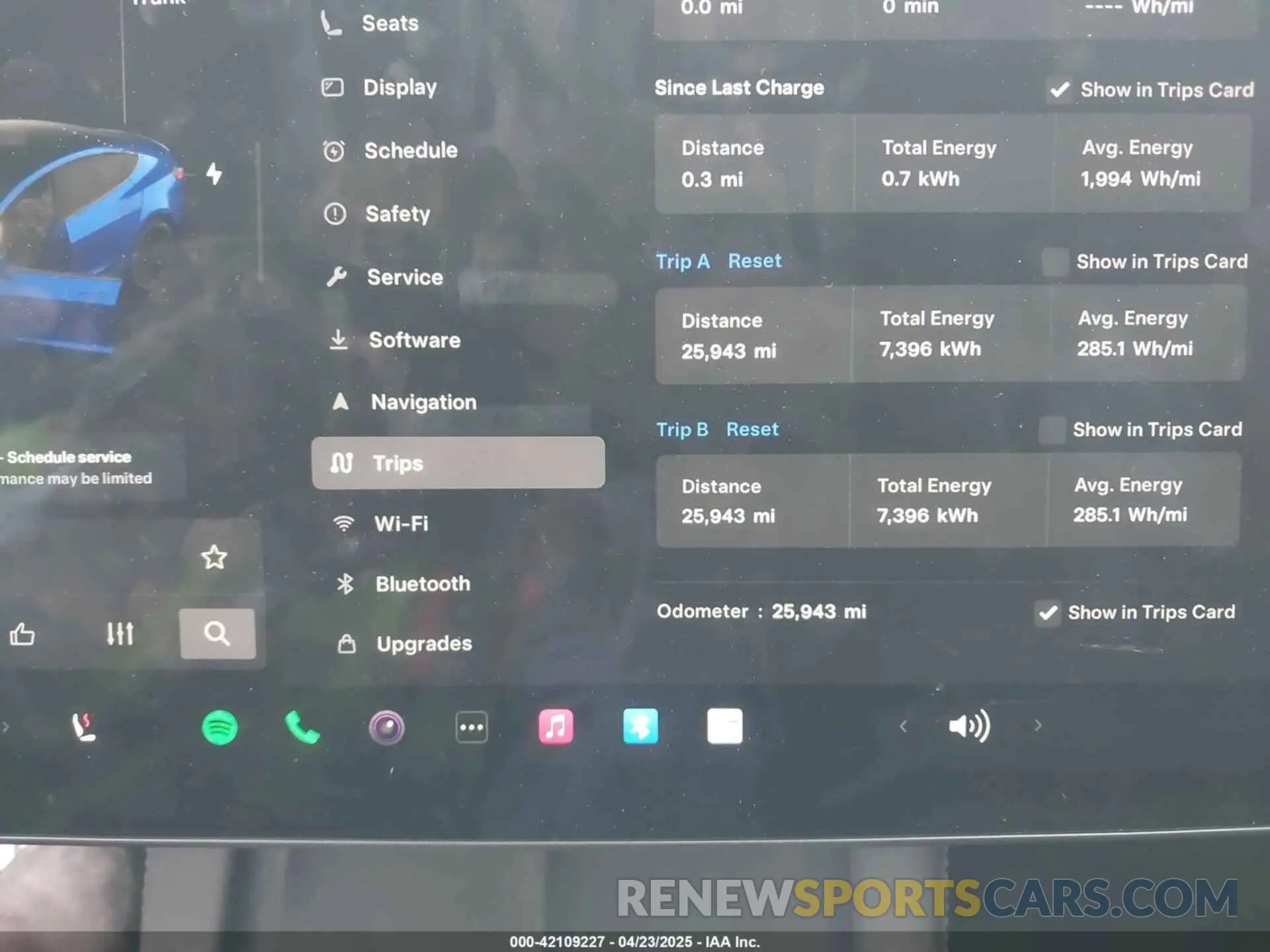 7 Фотография поврежденного автомобиля 5YJ3E1EC7PF625885 TESLA MODEL 3 2023