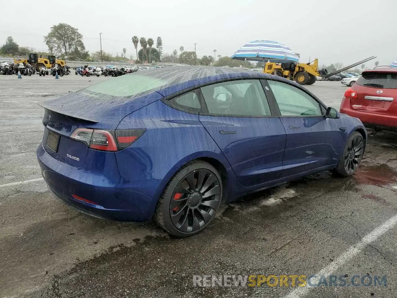3 Photograph of a damaged car 5YJ3E1EC8PF461353 TESLA MODEL 3 2023