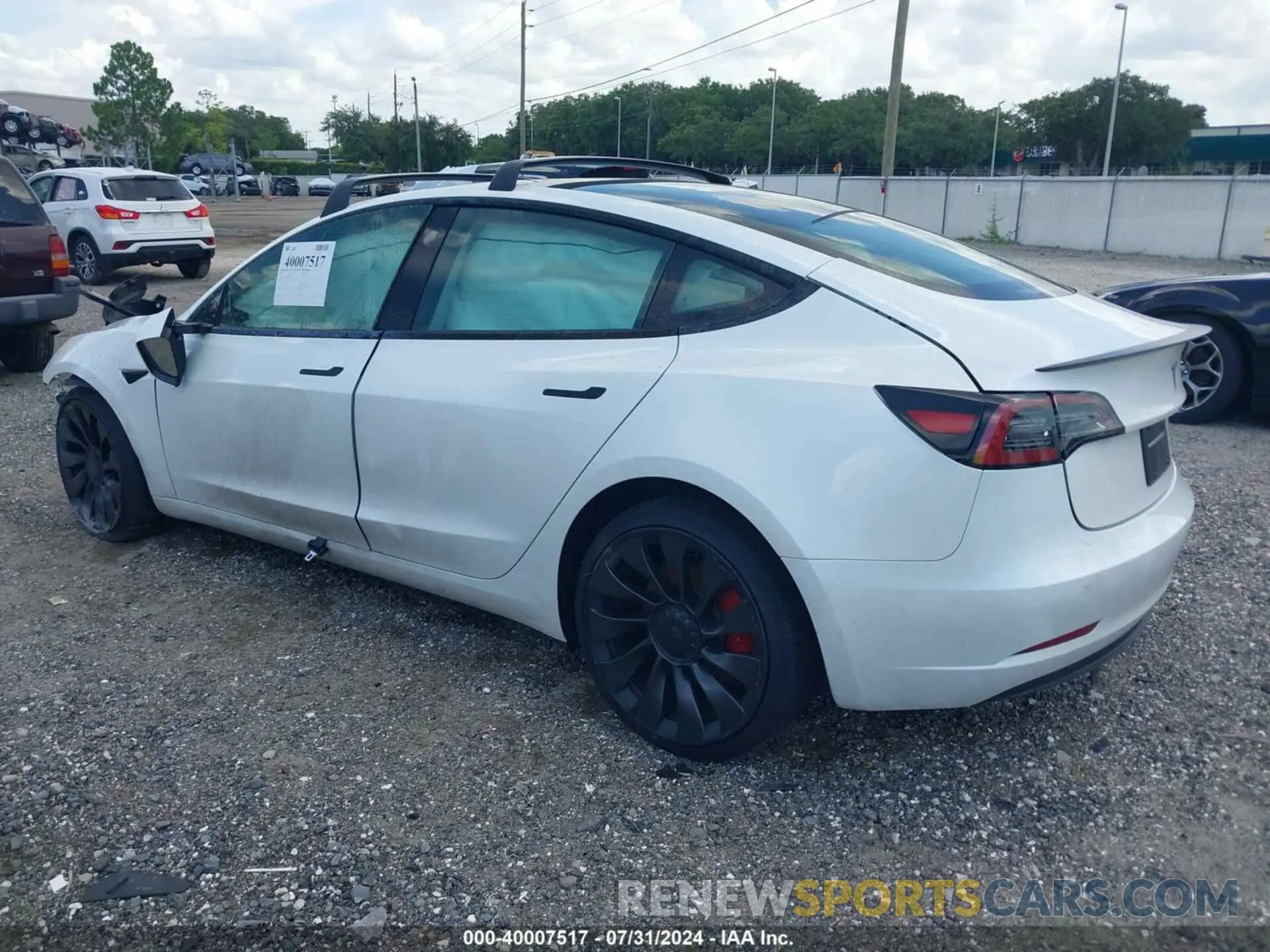 3 Photograph of a damaged car 5YJ3E1EC8PF585171 TESLA MODEL 3 2023