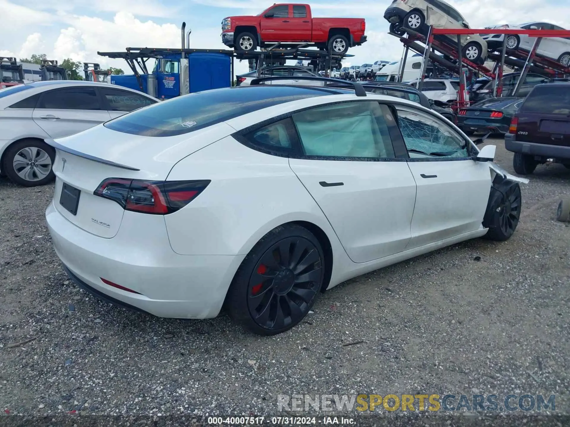 4 Photograph of a damaged car 5YJ3E1EC8PF585171 TESLA MODEL 3 2023