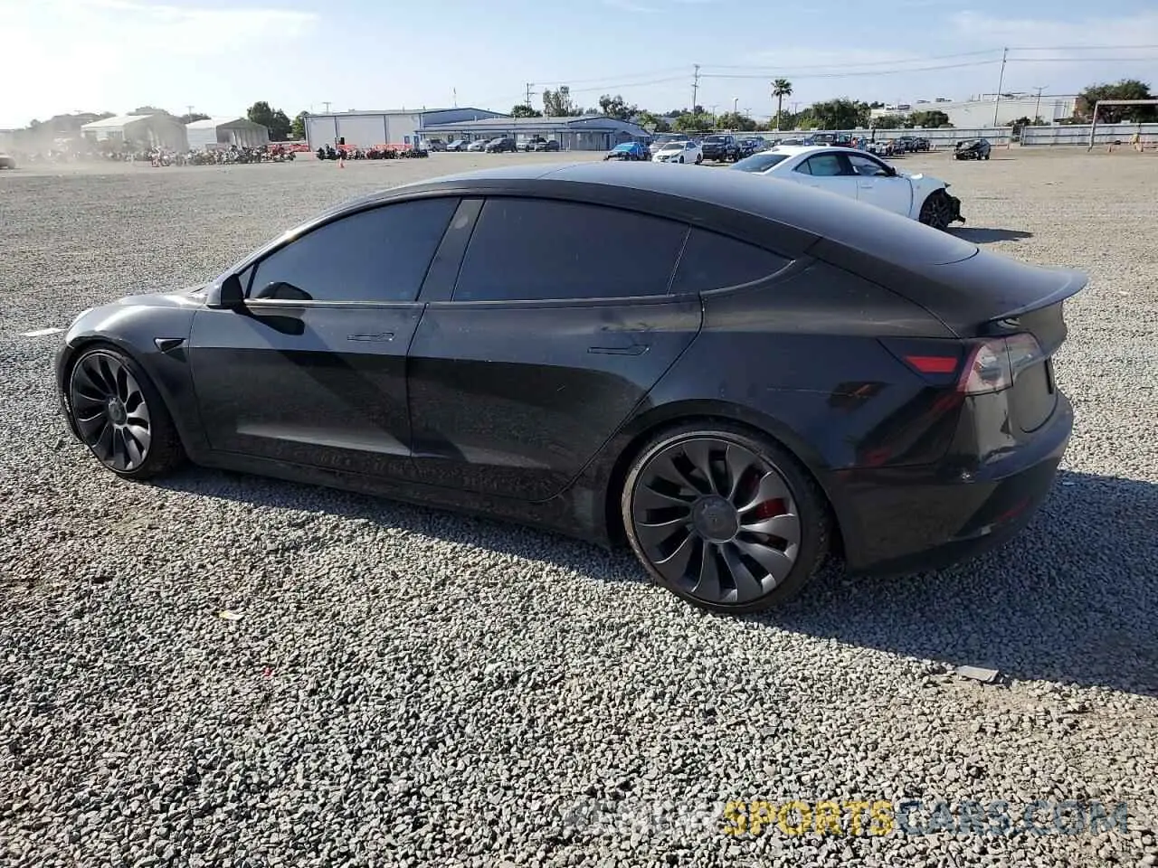 2 Фотография поврежденного автомобиля 5YJ3E1EC9PF414218 TESLA MODEL 3 2023