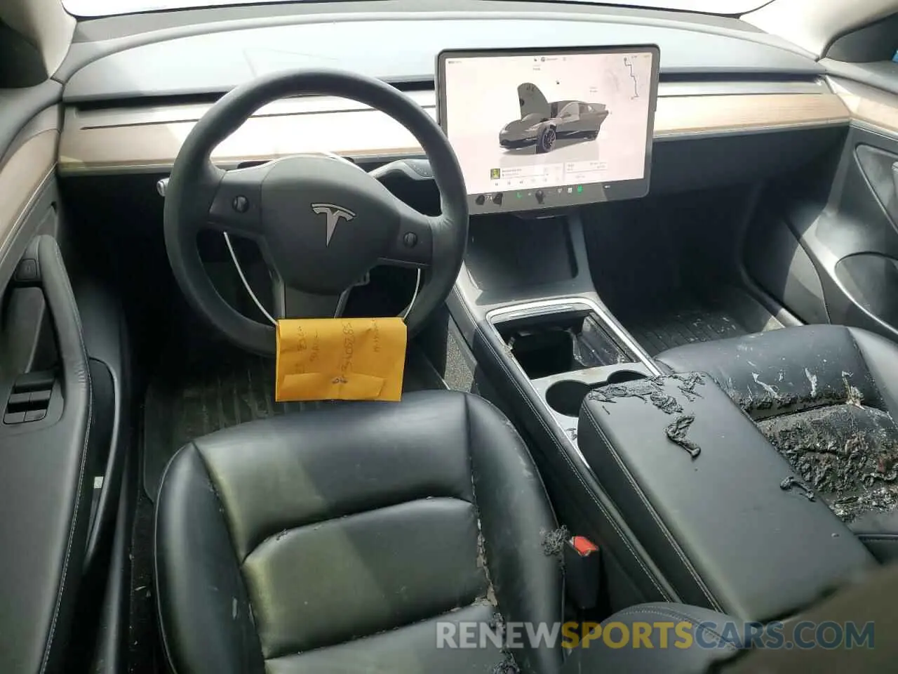 8 Фотография поврежденного автомобиля 5YJ3E1EC9PF414218 TESLA MODEL 3 2023
