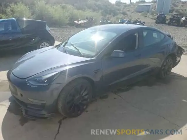 1 Photograph of a damaged car 5YJ3E1EC9PF511354 TESLA MODEL 3 2023