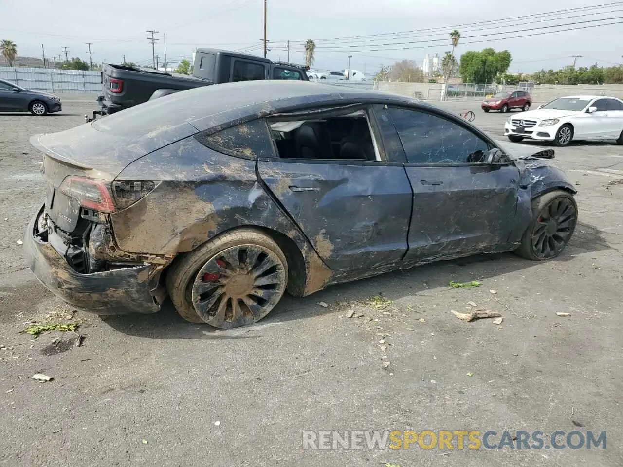 3 Photograph of a damaged car 5YJ3E1EC9PF561428 TESLA MODEL 3 2023