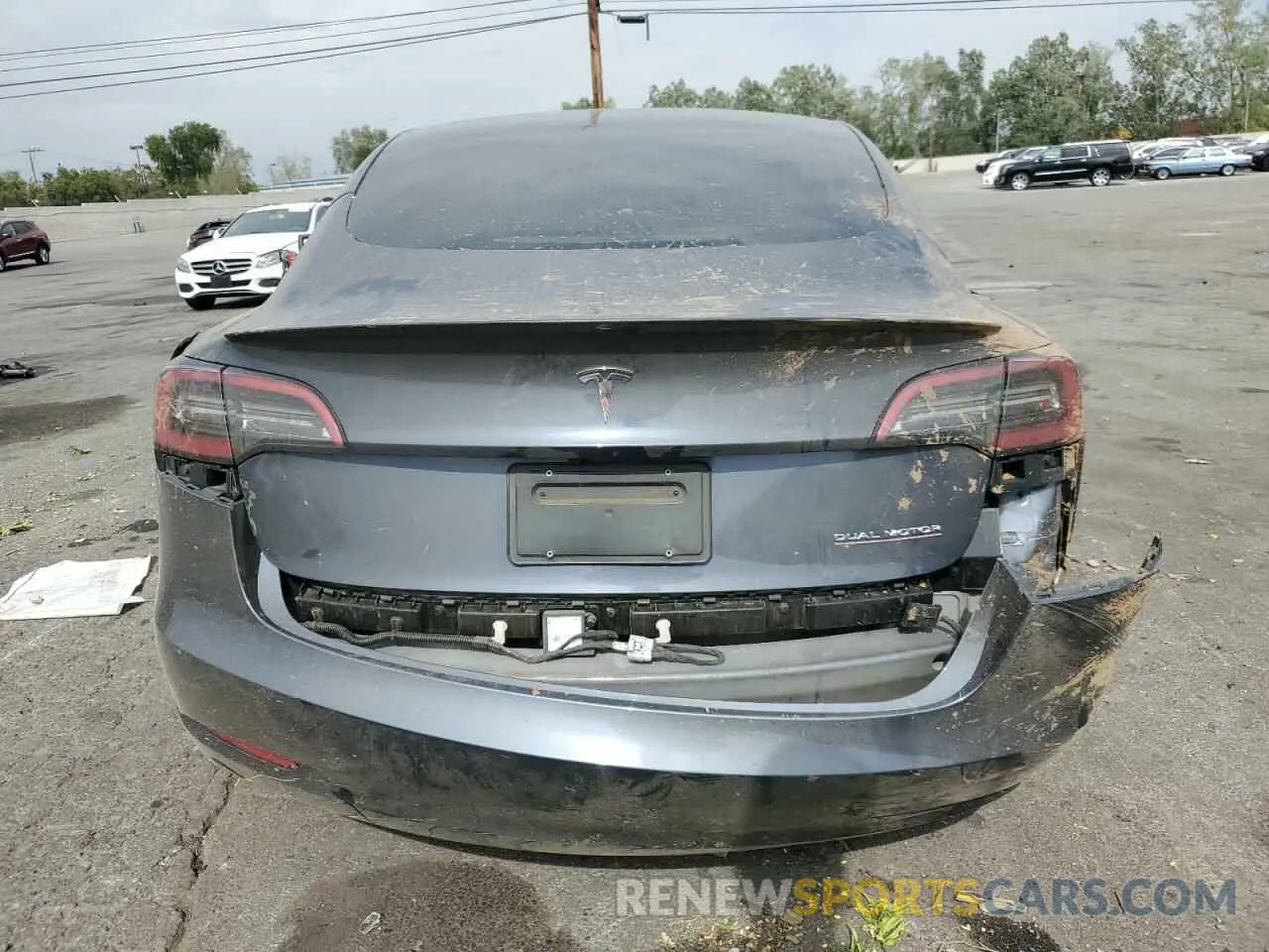 6 Photograph of a damaged car 5YJ3E1EC9PF561428 TESLA MODEL 3 2023