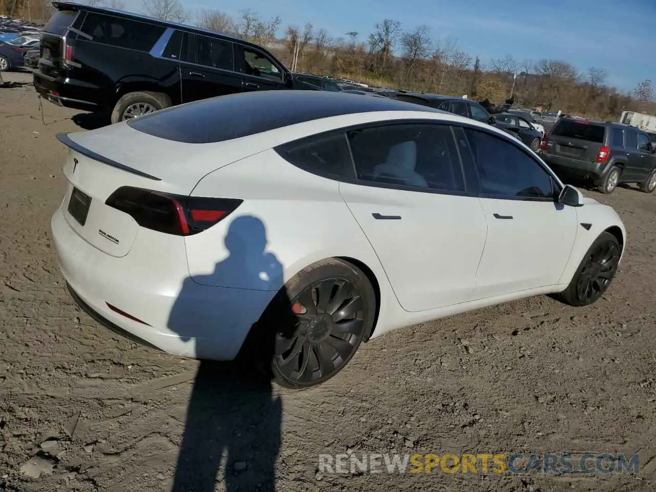 3 Photograph of a damaged car 5YJ3E1EC9PF585681 TESLA MODEL 3 2023