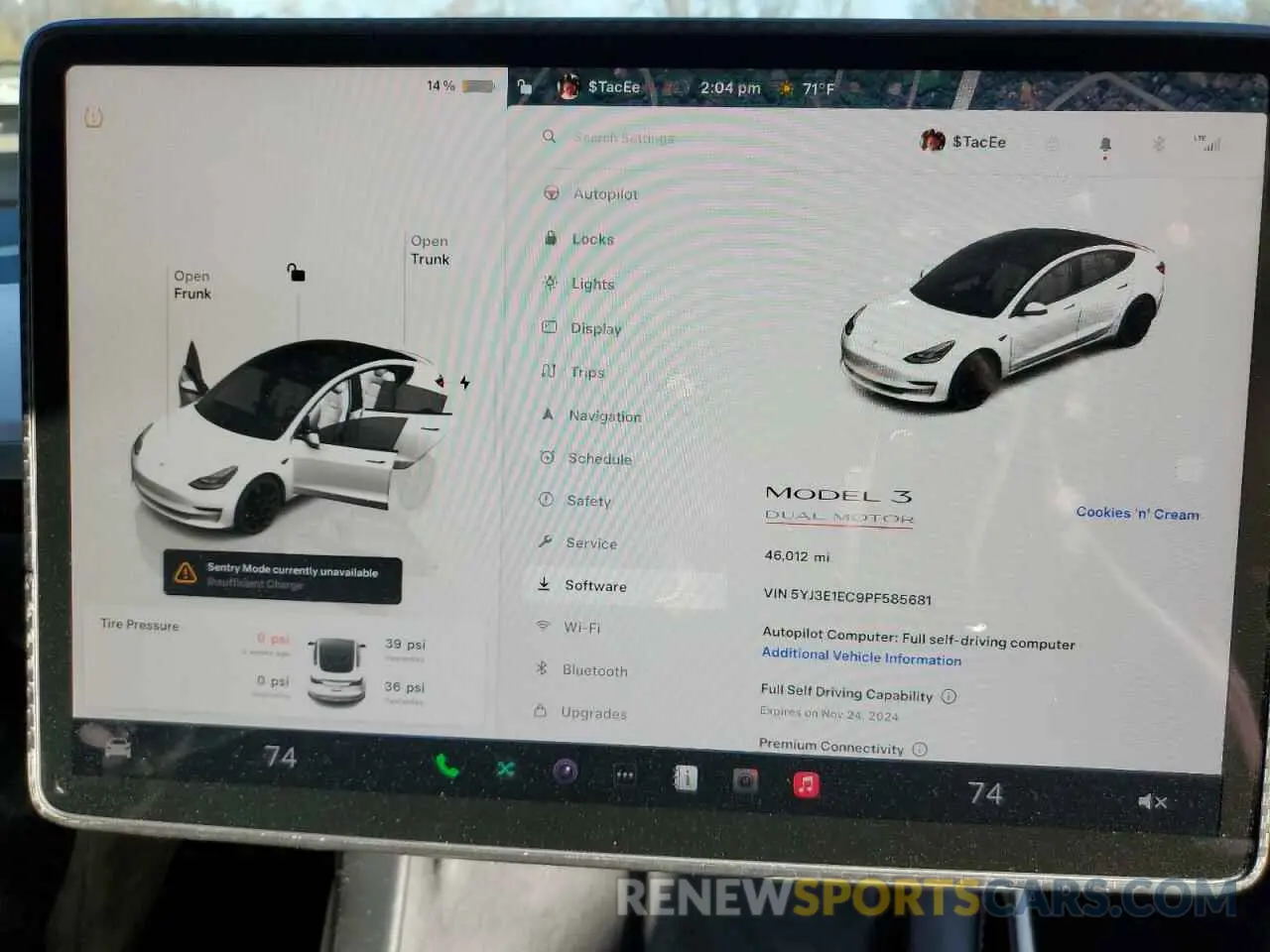9 Photograph of a damaged car 5YJ3E1EC9PF585681 TESLA MODEL 3 2023