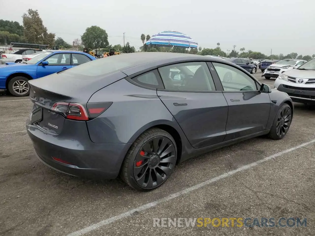 3 Photograph of a damaged car 5YJ3E1EC9PF628139 TESLA MODEL 3 2023