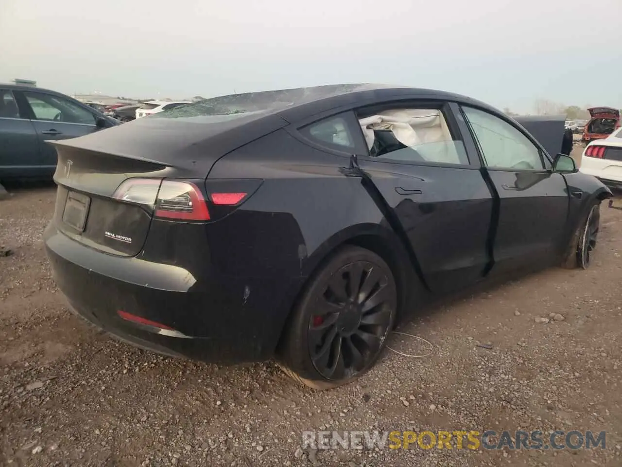 3 Photograph of a damaged car 5YJ3E1EC9PF628223 TESLA MODEL 3 2023