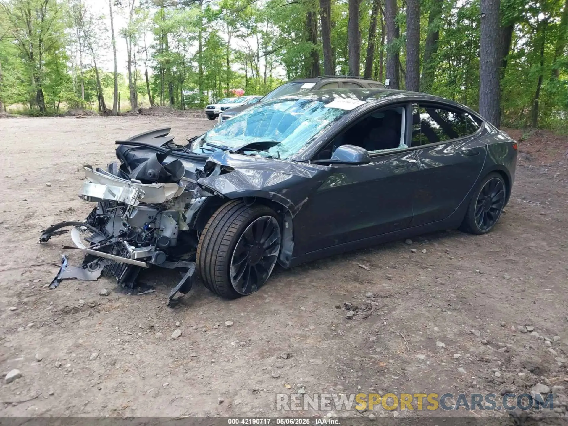 2 Photograph of a damaged car 5YJ3E1ECXPF578450 TESLA MODEL 3 2023