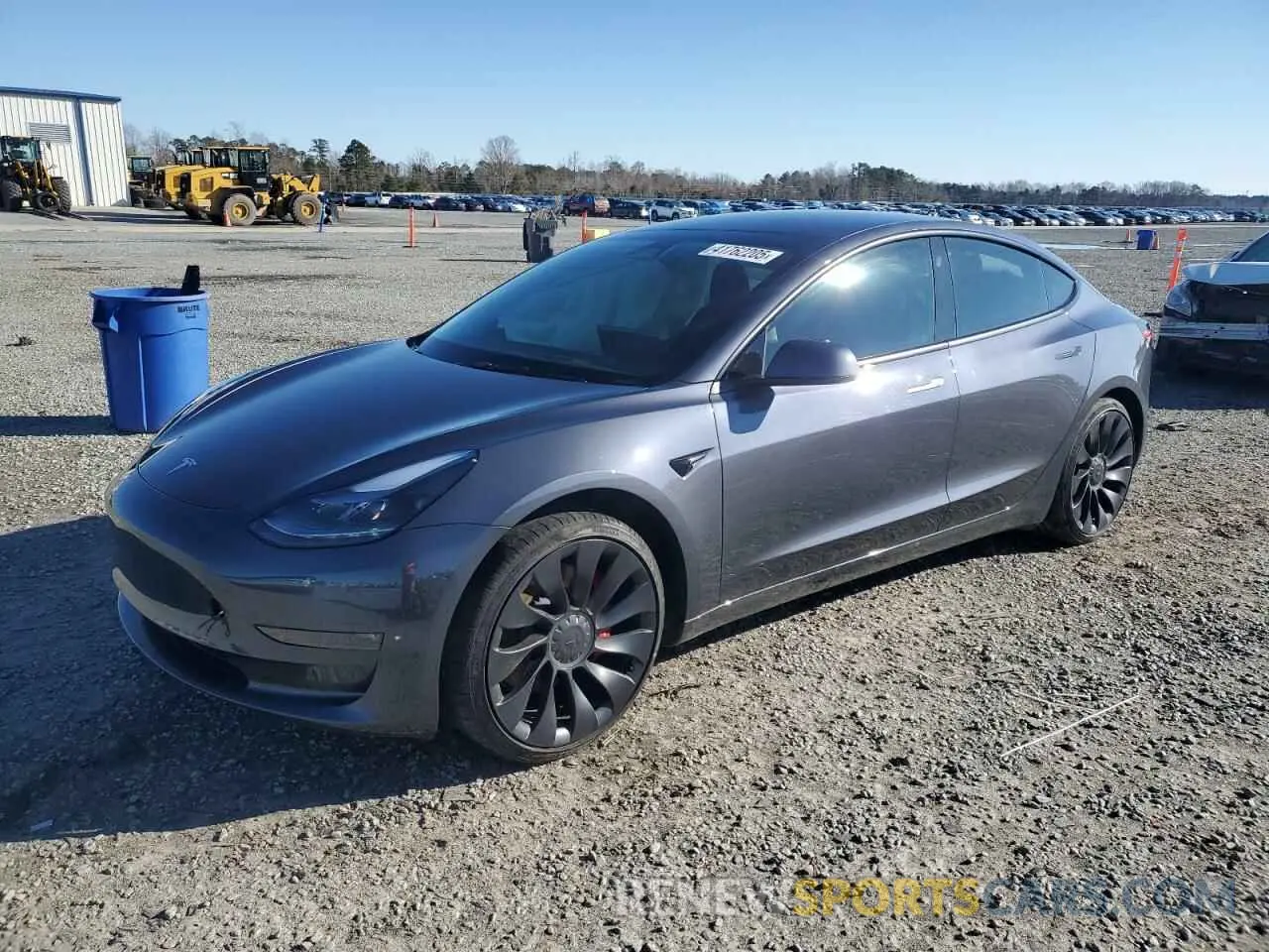 1 Photograph of a damaged car 5YJ3E1ECXPF618655 TESLA MODEL 3 2023