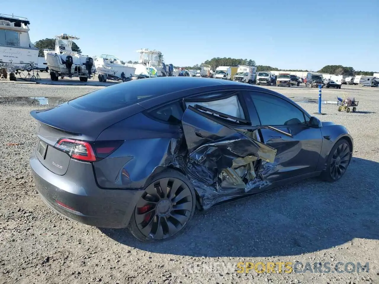 3 Photograph of a damaged car 5YJ3E1ECXPF618655 TESLA MODEL 3 2023