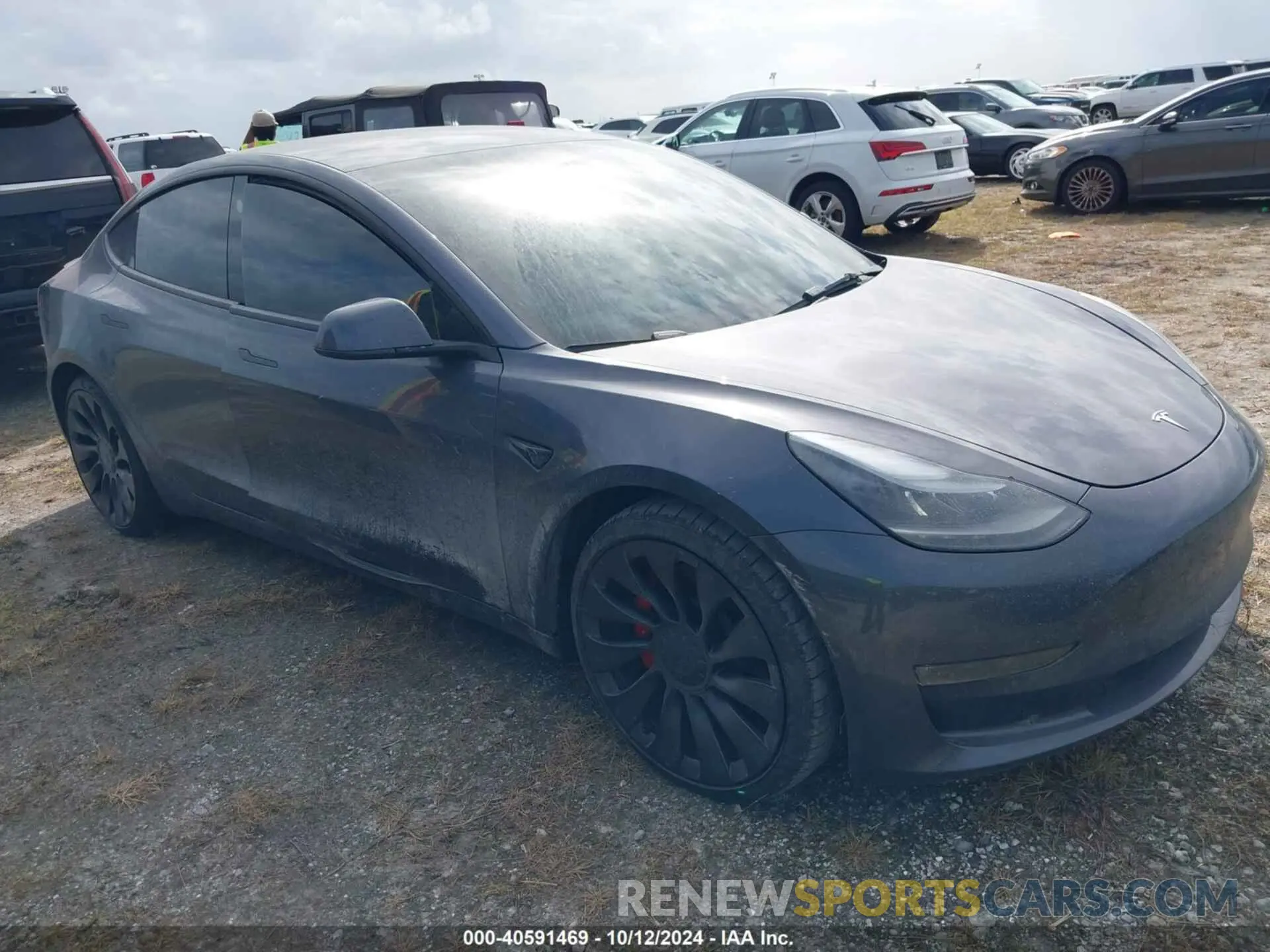 1 Photograph of a damaged car 5YJ3E1ECXPF668892 TESLA MODEL 3 2023