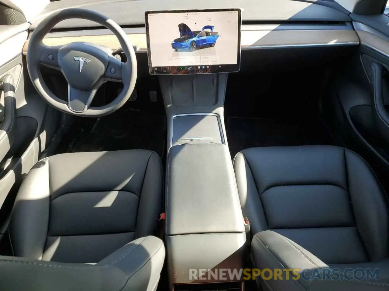 8 Фотография поврежденного автомобиля LRW3E1EB6PC923703 TESLA MODEL 3 2023