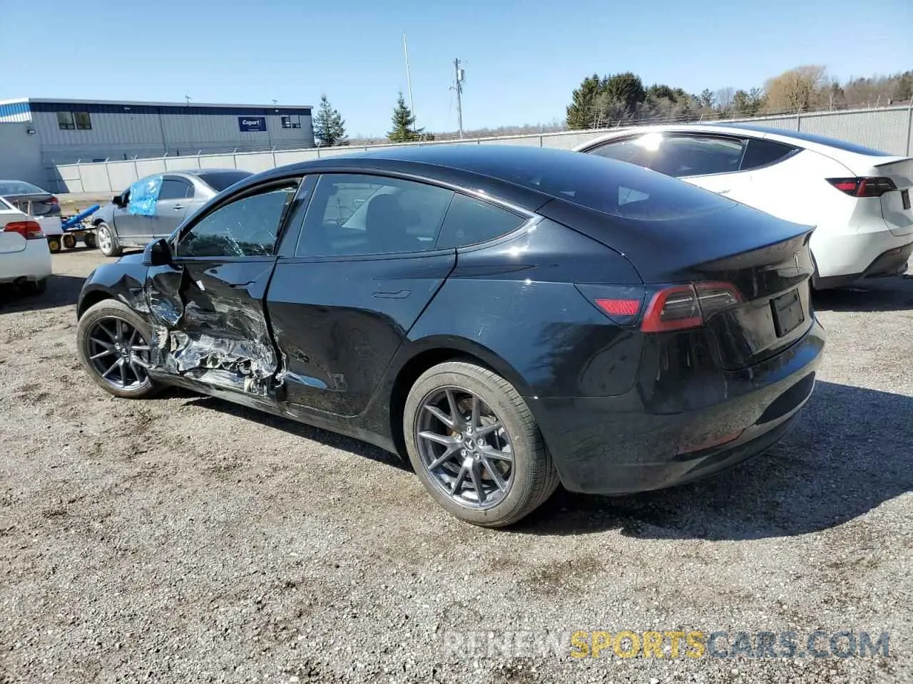 2 Photograph of a damaged car LRW3E1FA5PC920846 TESLA MODEL 3 2023