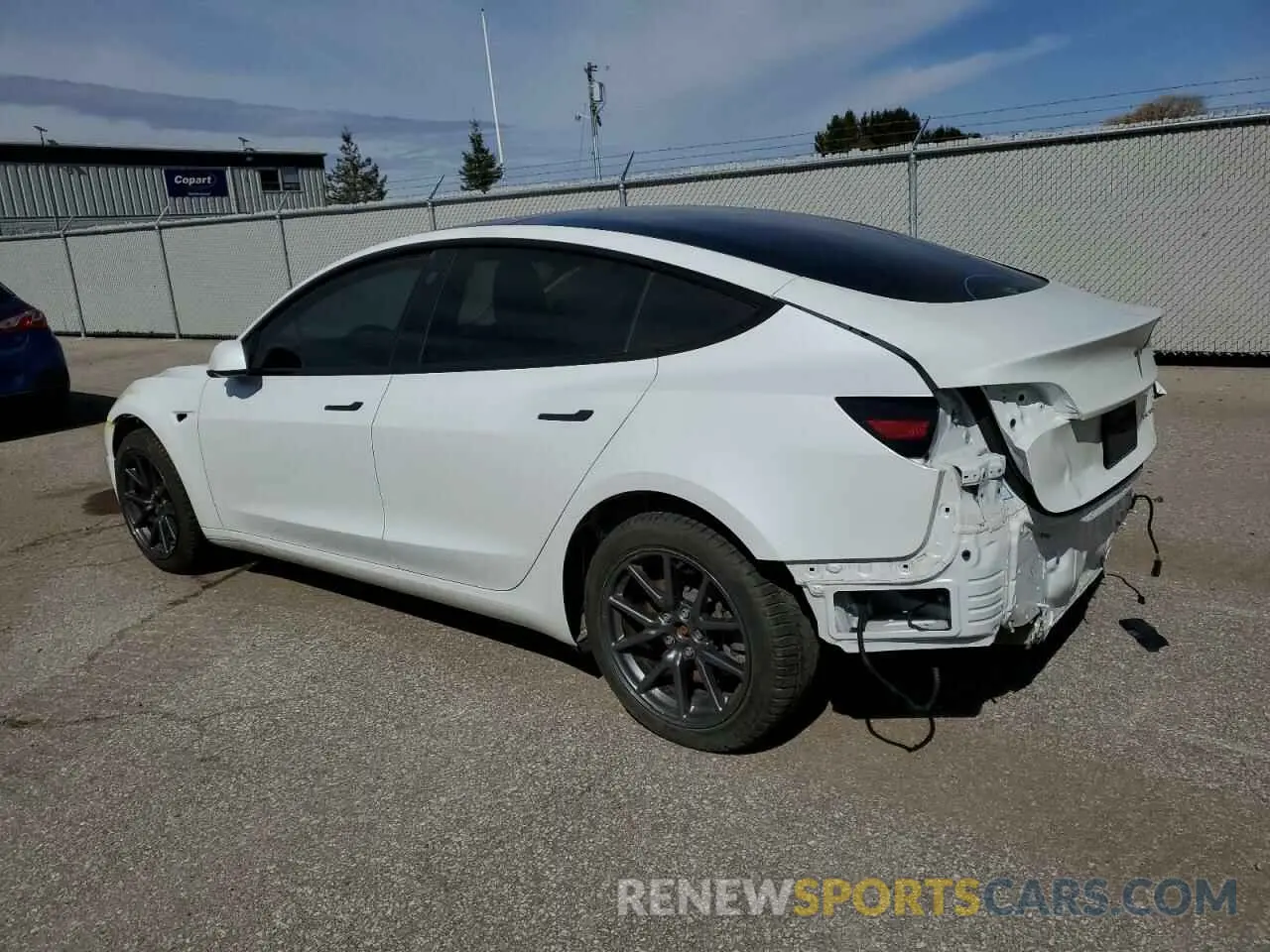 2 Photograph of a damaged car LRW3E1FA6PC944279 TESLA MODEL 3 2023