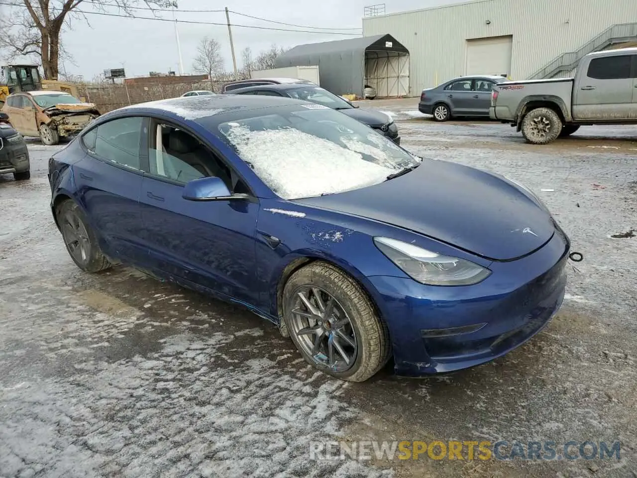 4 Photograph of a damaged car LRW3E1FA6PC945108 TESLA MODEL 3 2023