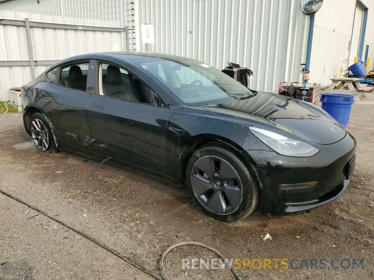 4 Photograph of a damaged car LRW3E1FA8PC875661 TESLA MODEL 3 2023