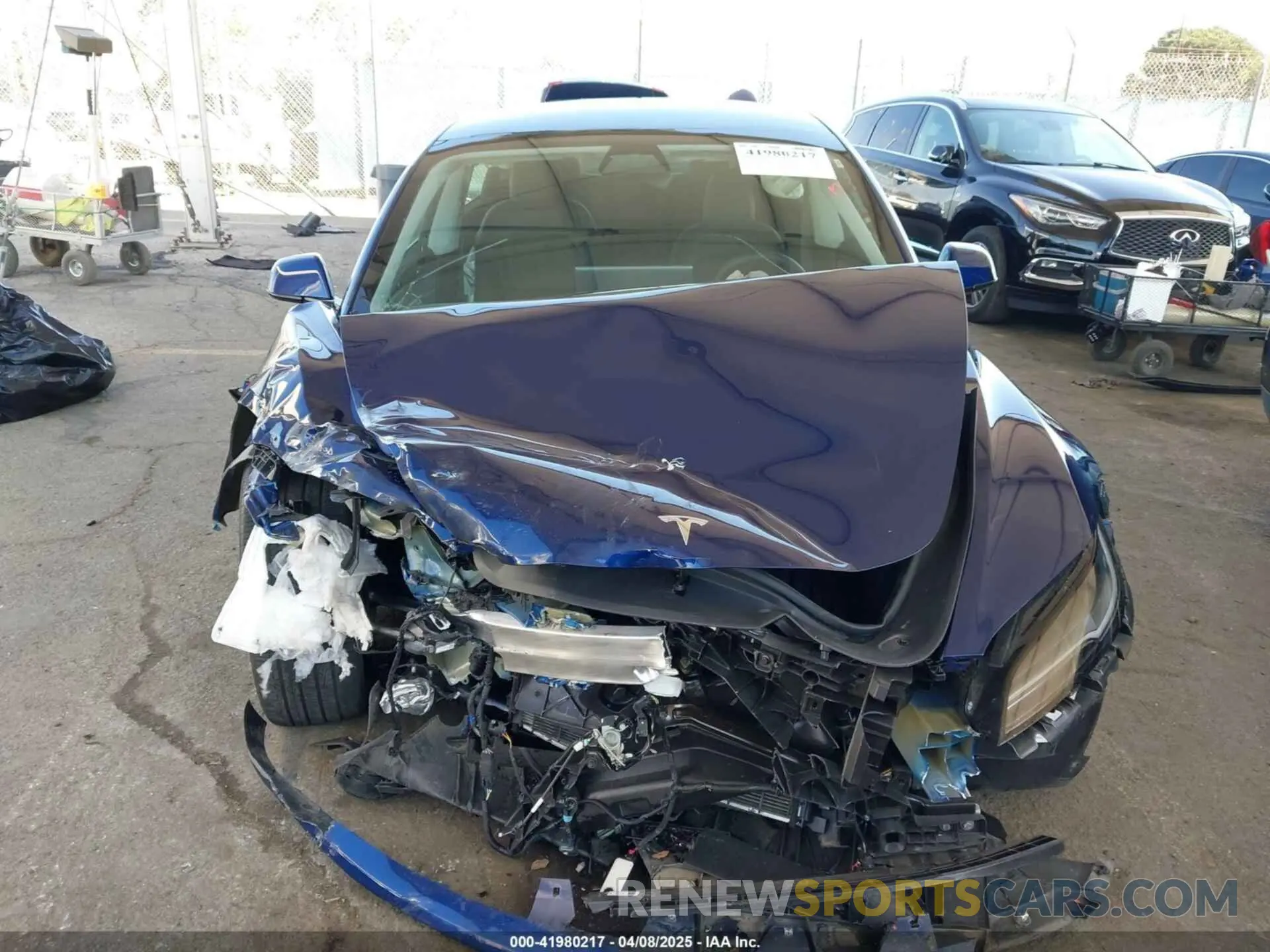 12 Photograph of a damaged car 5YJ3E1EA0RF745089 TESLA MODEL 3 2024
