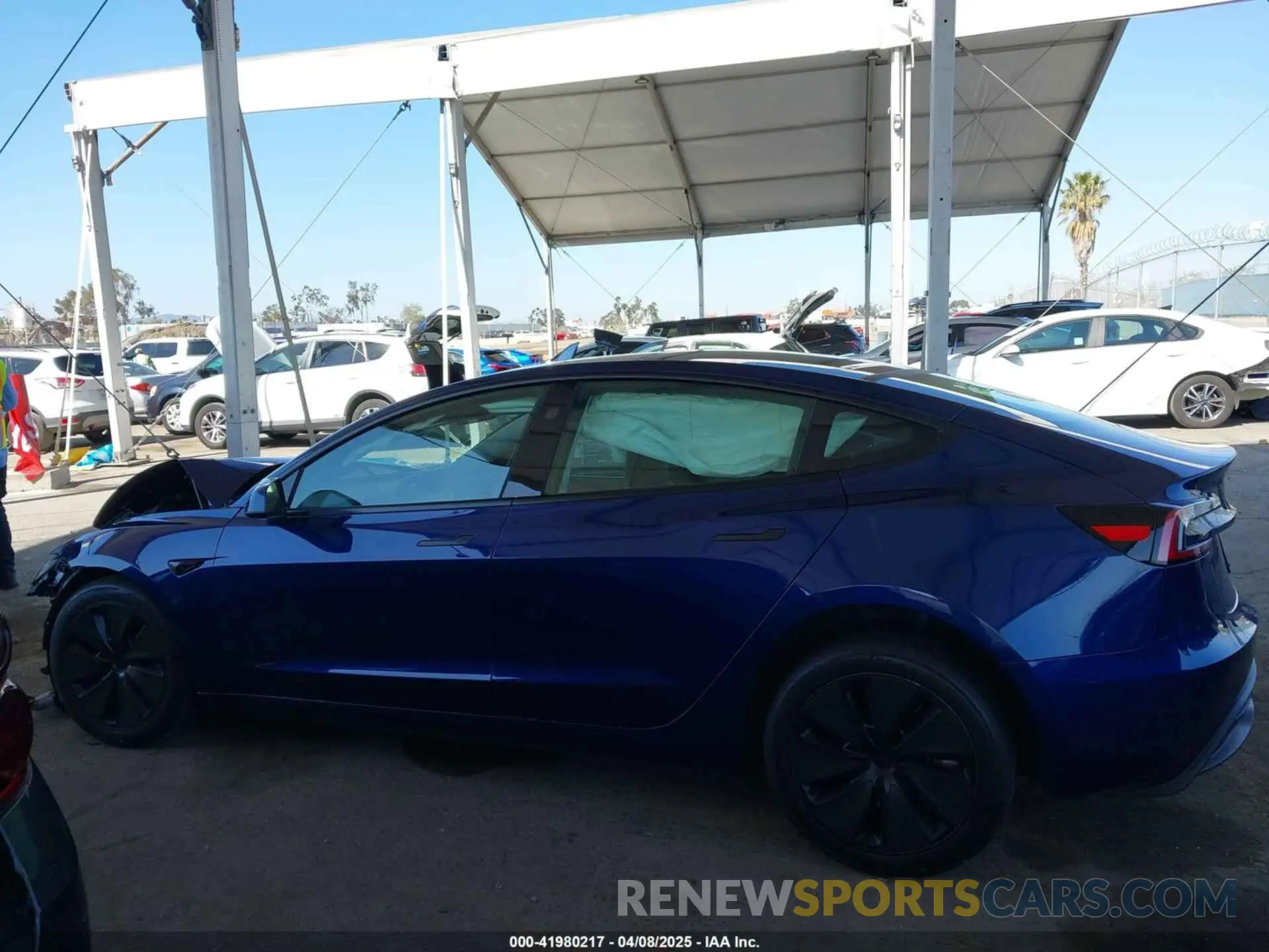 14 Photograph of a damaged car 5YJ3E1EA0RF745089 TESLA MODEL 3 2024