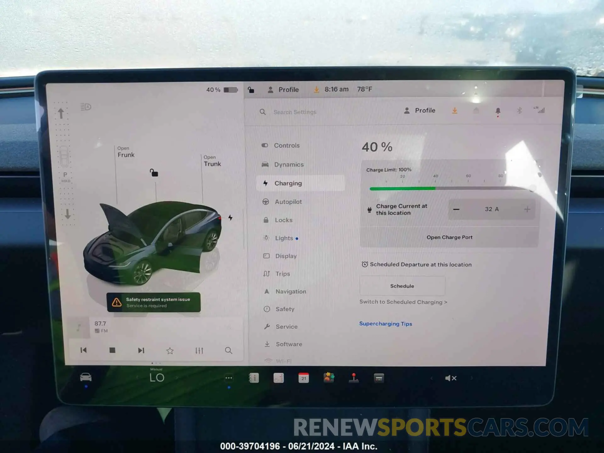 13 Фотография поврежденного автомобиля 5YJ3E1EA0RF752074 TESLA MODEL 3 2024