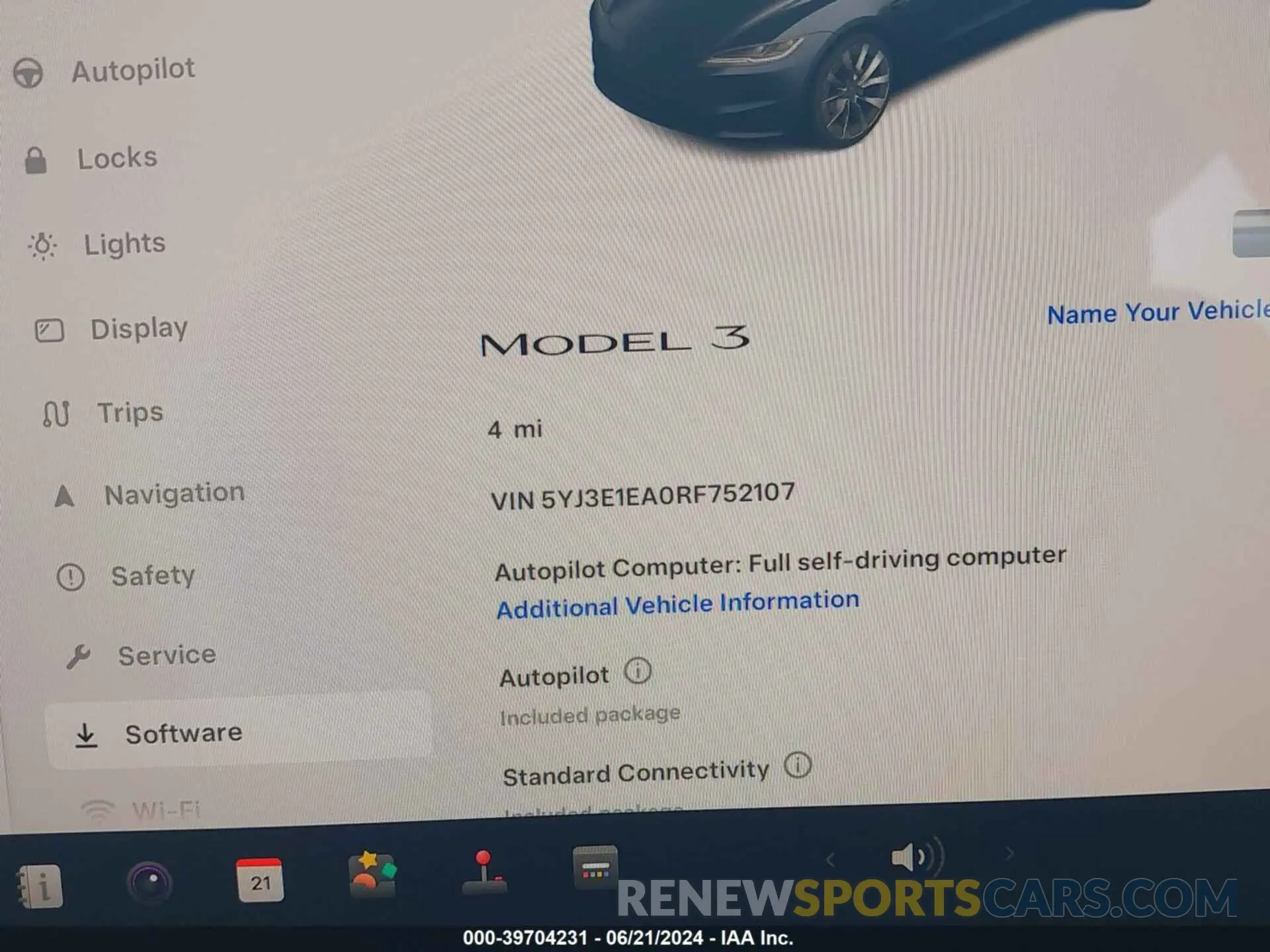 11 Фотография поврежденного автомобиля 5YJ3E1EA0RF752107 TESLA MODEL 3 2024