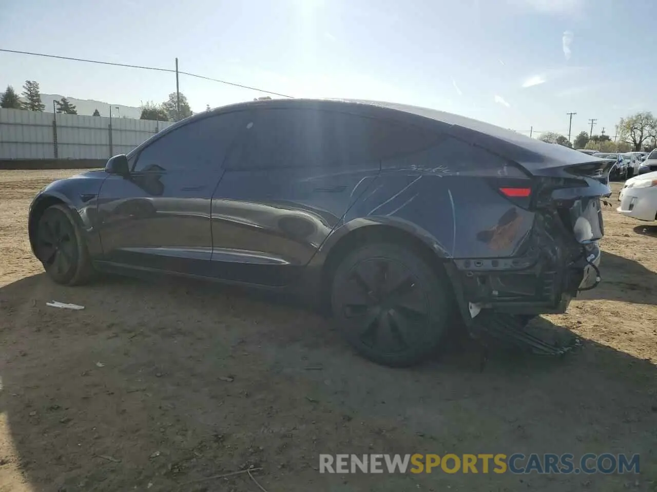 2 Photograph of a damaged car 5YJ3E1EA0RF784894 TESLA MODEL 3 2024