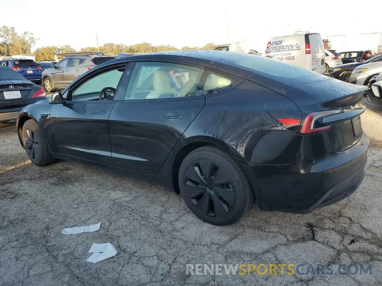 2 Photograph of a damaged car 5YJ3E1EA0RF811365 TESLA MODEL 3 2024