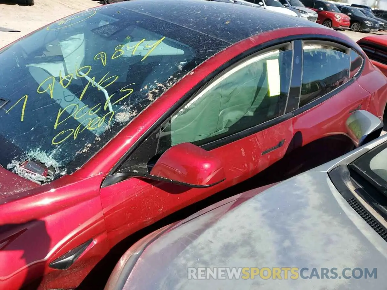 7 Photograph of a damaged car 5YJ3E1EA0RF828537 TESLA MODEL 3 2024