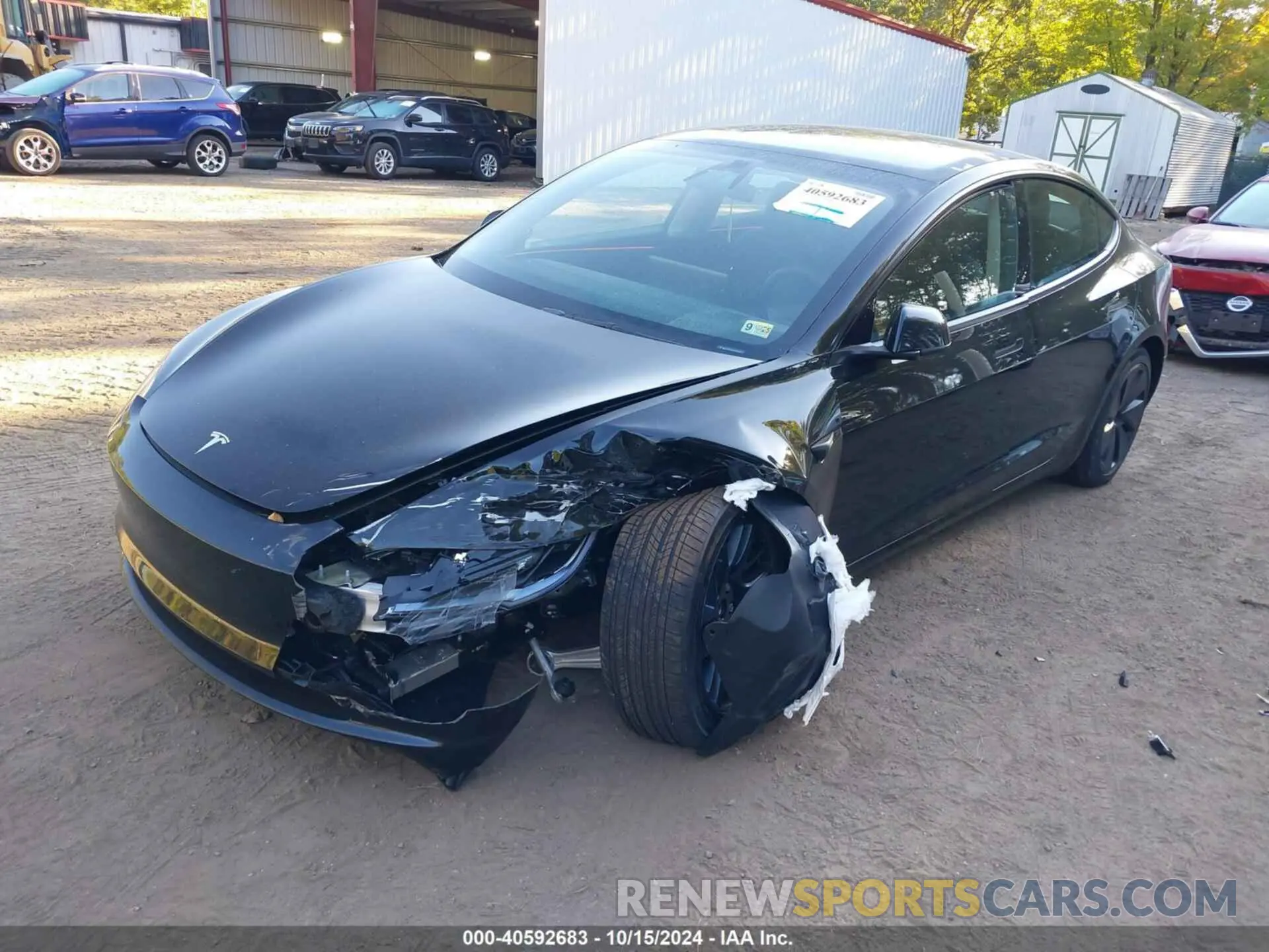 2 Фотография поврежденного автомобиля 5YJ3E1EA0RF843569 TESLA MODEL 3 2024