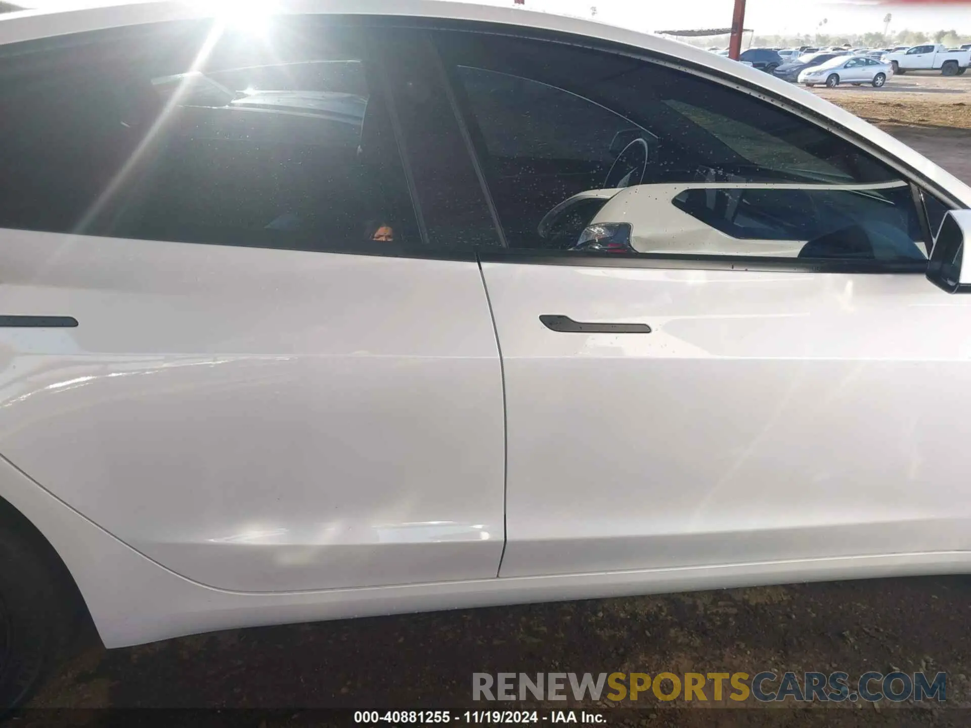 12 Photograph of a damaged car 5YJ3E1EA0RF855902 TESLA MODEL 3 2024