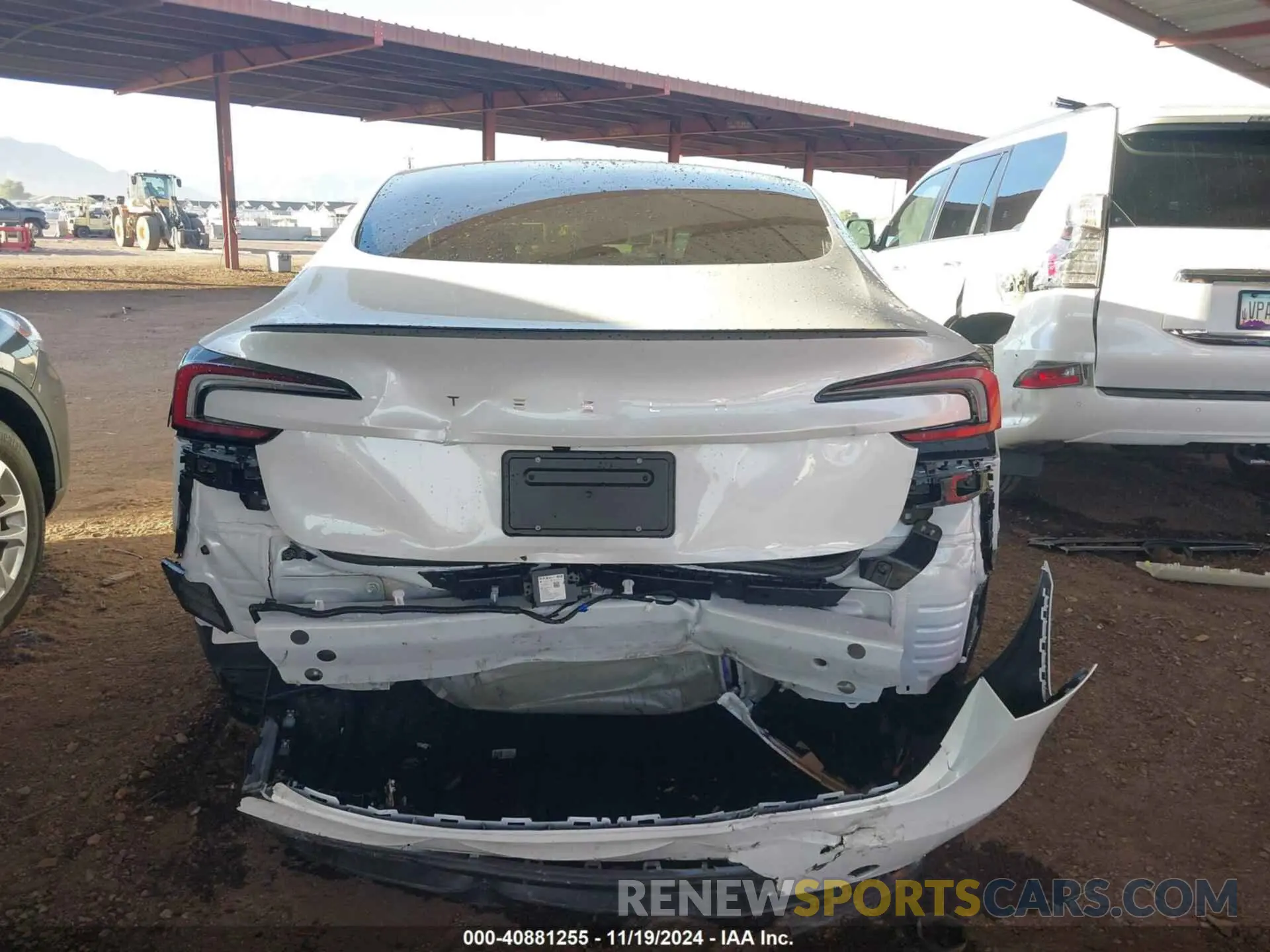 6 Photograph of a damaged car 5YJ3E1EA0RF855902 TESLA MODEL 3 2024