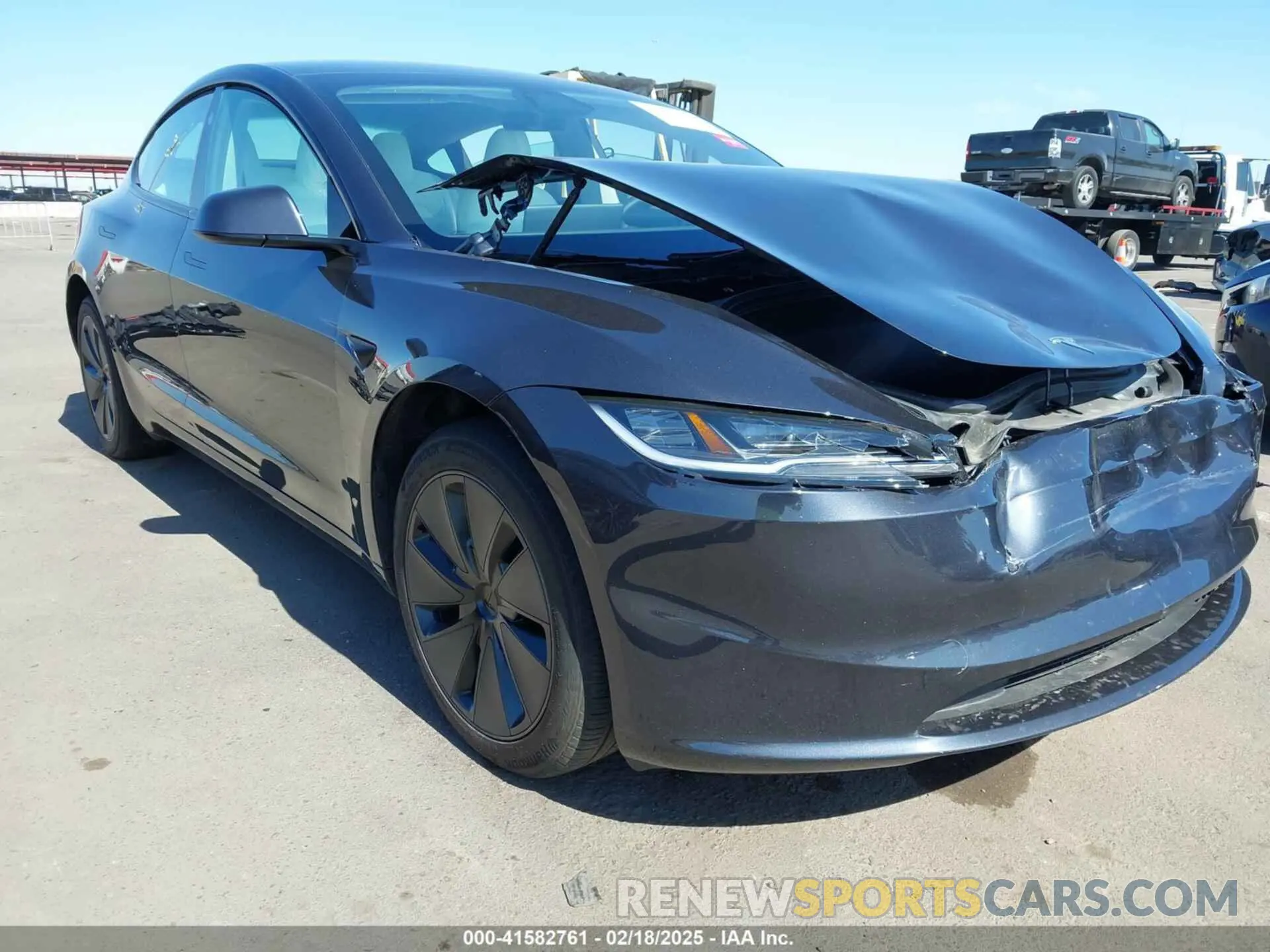 1 Photograph of a damaged car 5YJ3E1EA0RF871954 TESLA MODEL 3 2024