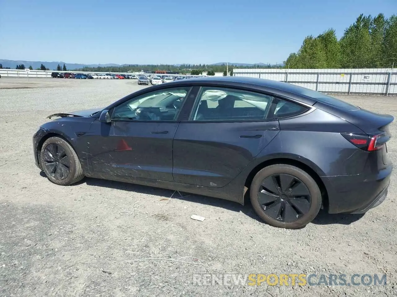2 Photograph of a damaged car 5YJ3E1EA1RF721058 TESLA MODEL 3 2024