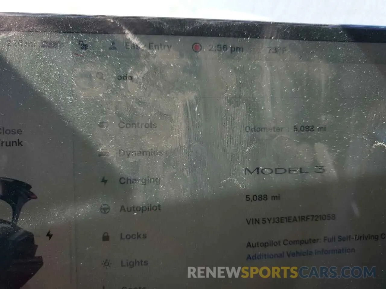 9 Photograph of a damaged car 5YJ3E1EA1RF721058 TESLA MODEL 3 2024