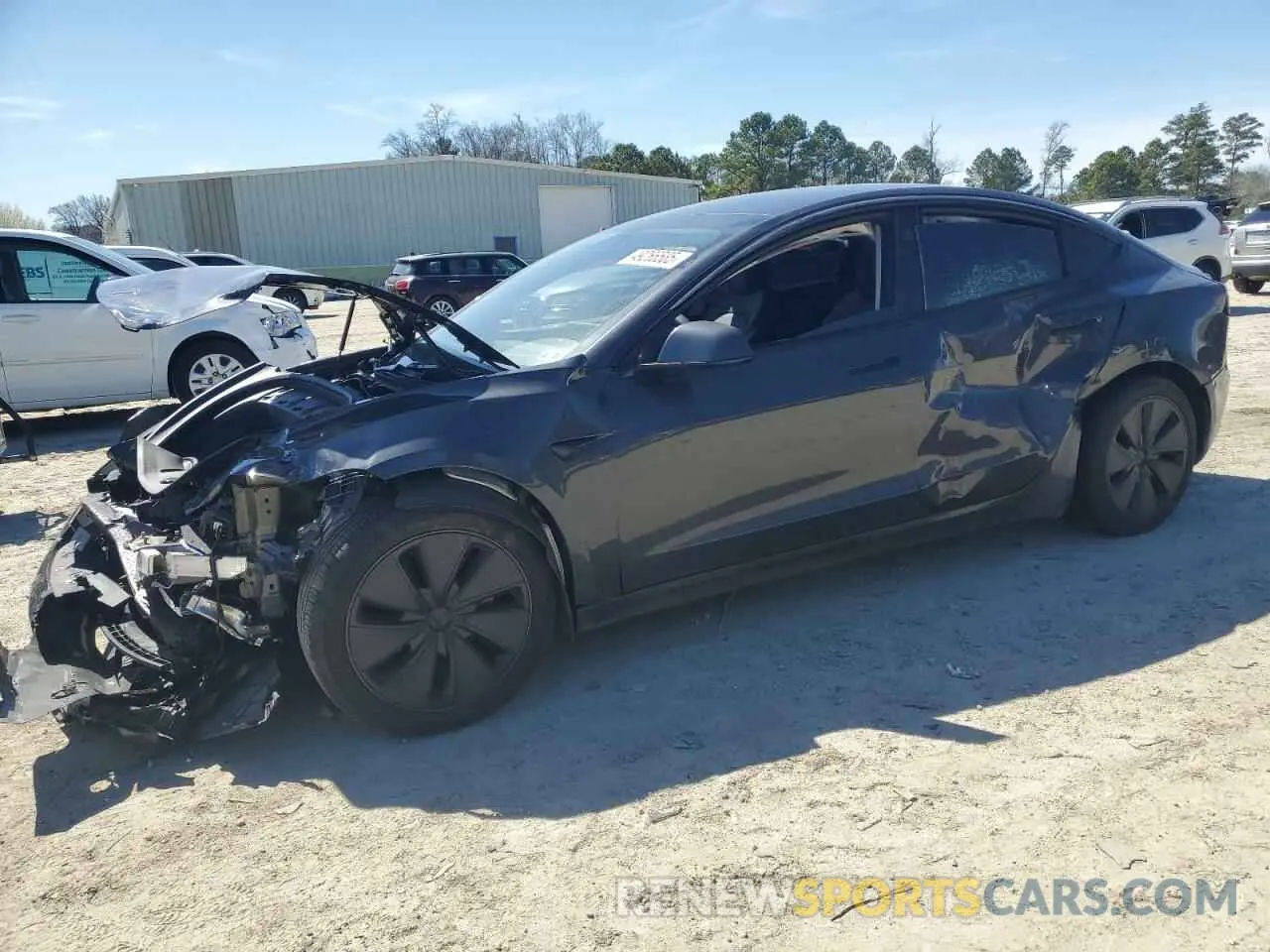 1 Photograph of a damaged car 5YJ3E1EA1RF739916 TESLA MODEL 3 2024
