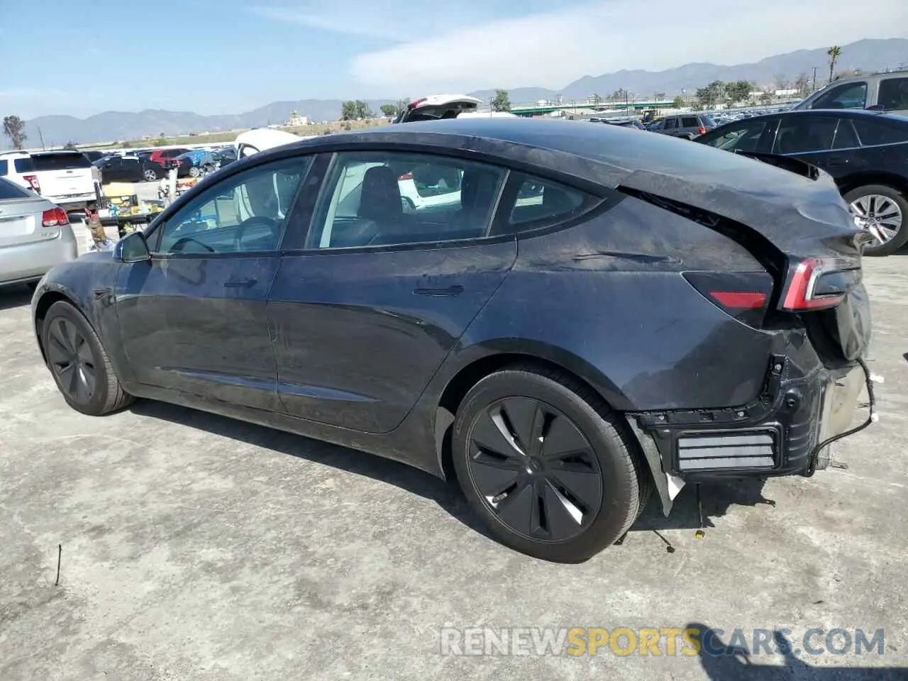 2 Фотография поврежденного автомобиля 5YJ3E1EA1RF740788 TESLA MODEL 3 2024