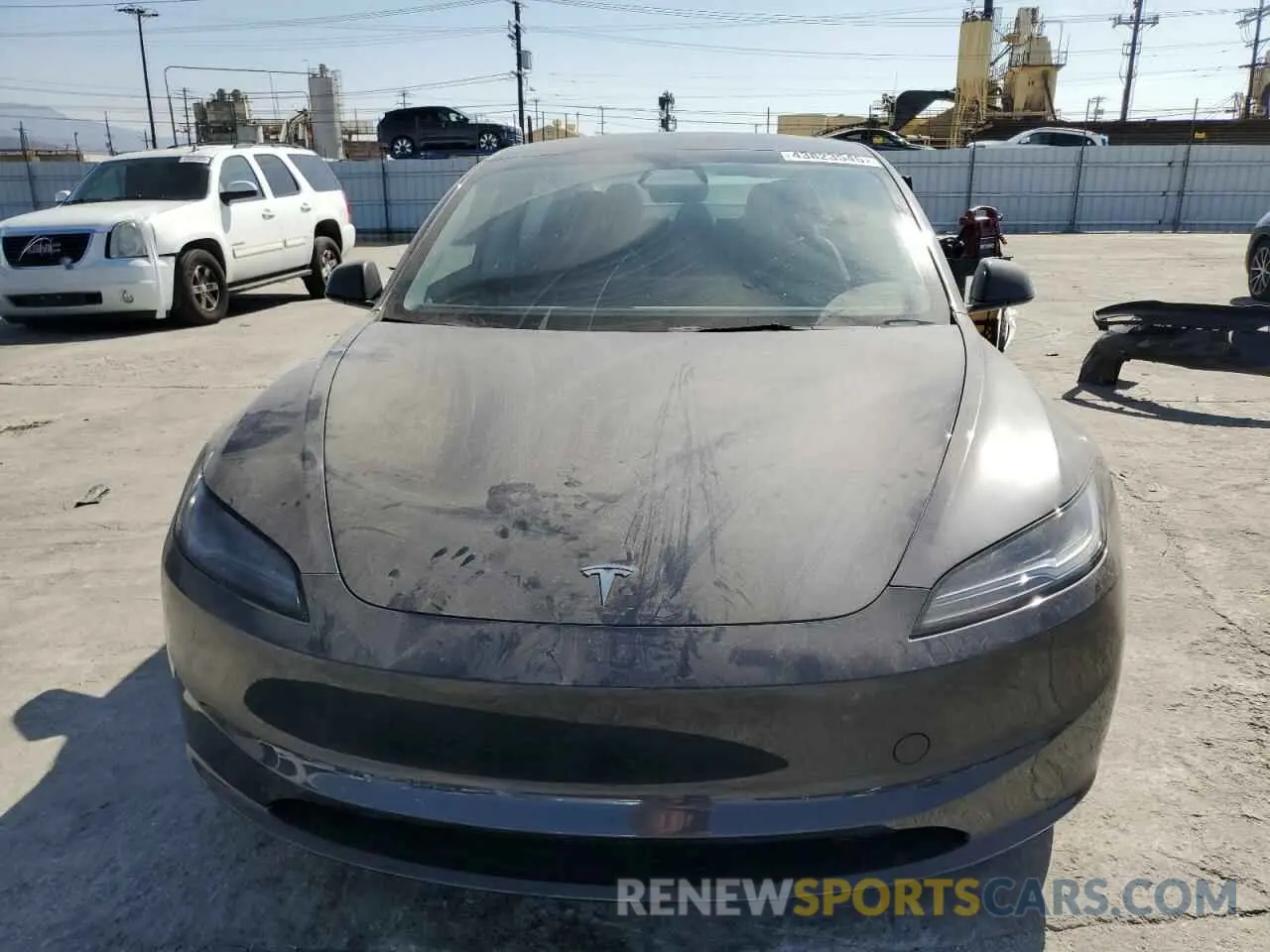 5 Фотография поврежденного автомобиля 5YJ3E1EA1RF740788 TESLA MODEL 3 2024