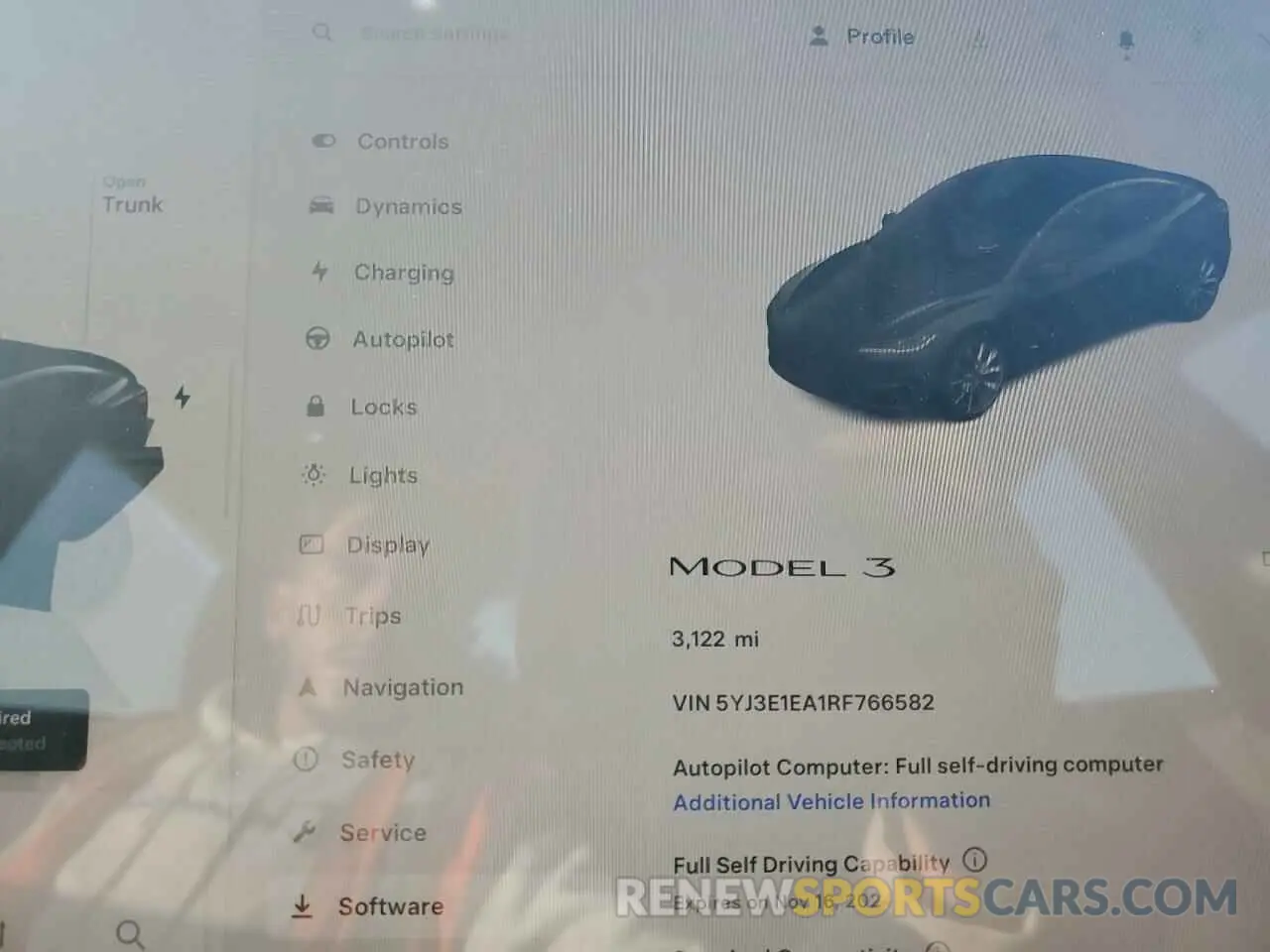 9 Photograph of a damaged car 5YJ3E1EA1RF766582 TESLA MODEL 3 2024
