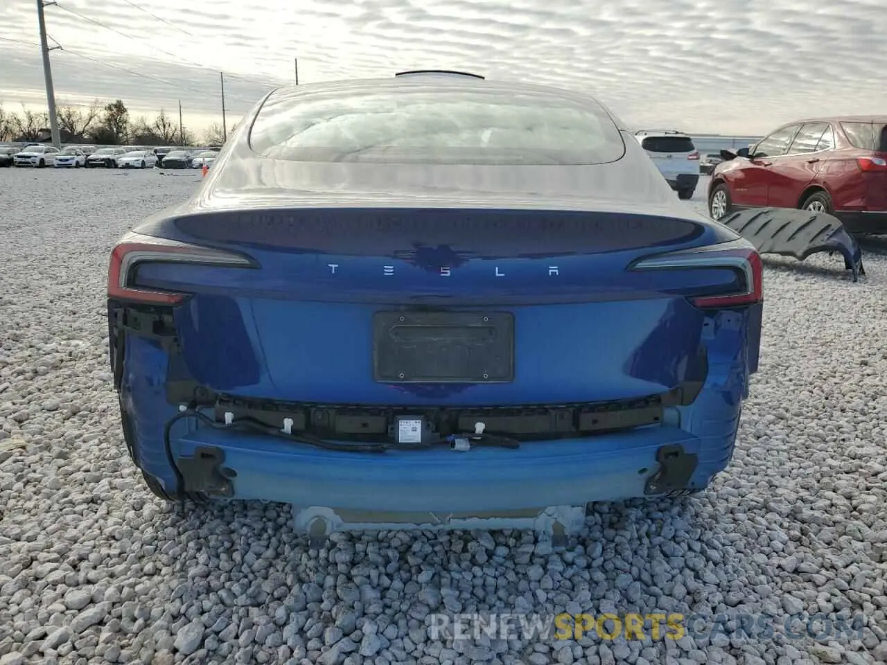 6 Photograph of a damaged car 5YJ3E1EA1RF786377 TESLA MODEL 3 2024