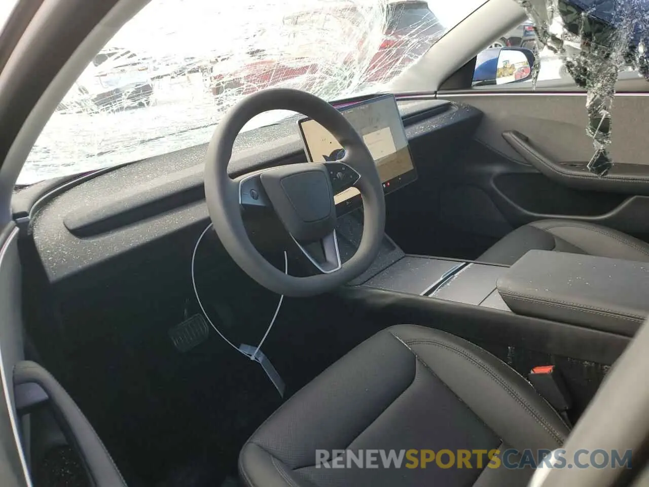 8 Photograph of a damaged car 5YJ3E1EA1RF786377 TESLA MODEL 3 2024