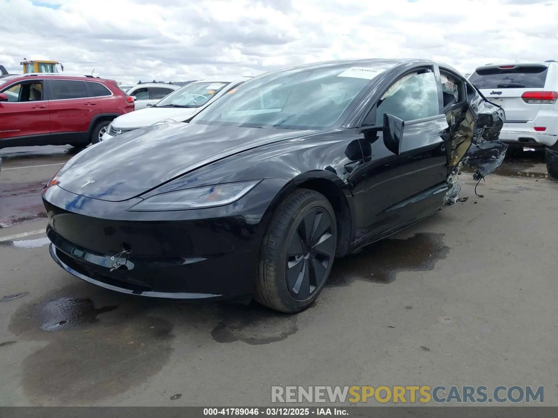 2 Photograph of a damaged car 5YJ3E1EA1RF831561 TESLA MODEL 3 2024