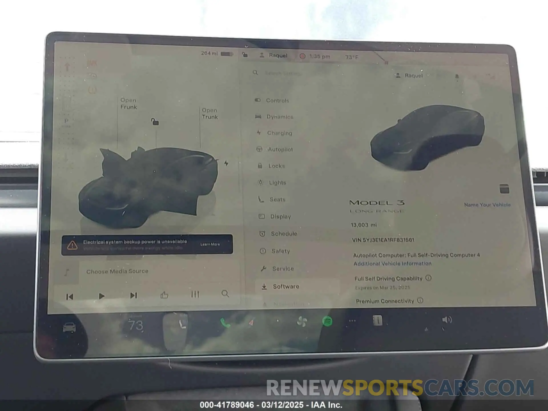 7 Photograph of a damaged car 5YJ3E1EA1RF831561 TESLA MODEL 3 2024