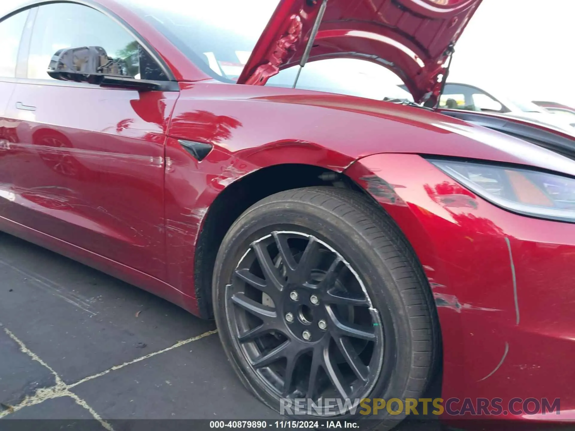 12 Photograph of a damaged car 5YJ3E1EA1RF842222 TESLA MODEL 3 2024