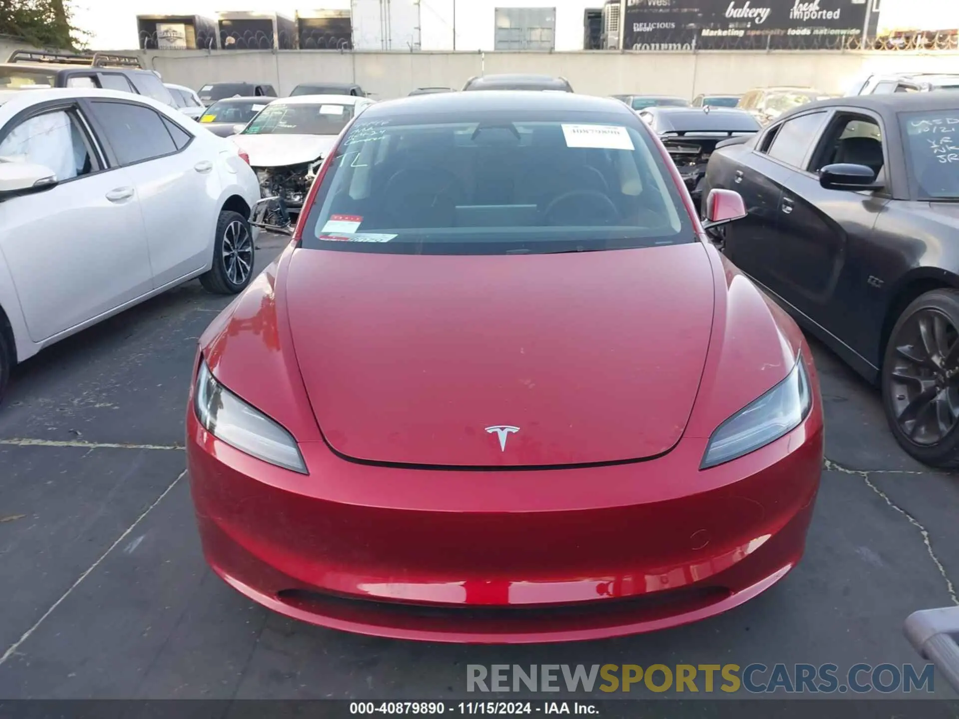 13 Photograph of a damaged car 5YJ3E1EA1RF842222 TESLA MODEL 3 2024